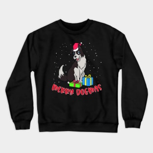 Christmas Border Collie - Merry Dogmas Crewneck Sweatshirt